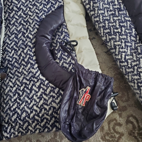 Moncler Grenoble Penny Tweed Wool Down Jacket Size 0 - Picture 9 of 12